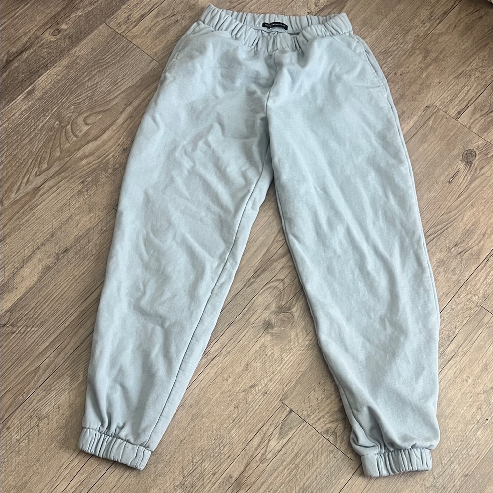 Brandy Melville Mint Green Drawstring Sweatpants